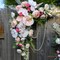 Wedding Arch Flowers, Blush Pink, Fuchsia and White Rose swag product 3